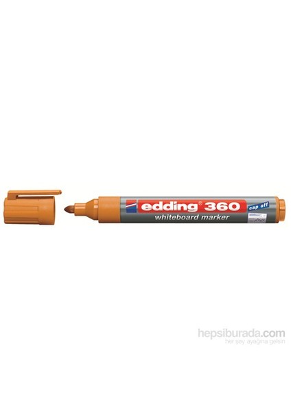 Beyaz Tahta Kalemi Cap Off E-360 Turuncu