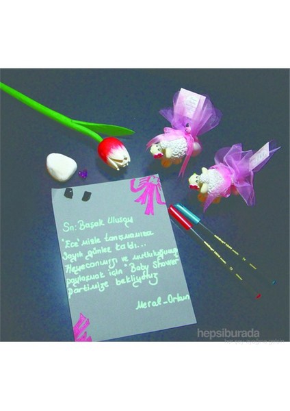 Davetiye Kalemi Metalik Mavi indirimleri