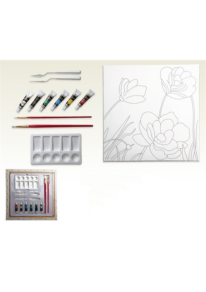 Art 40X40 Desenli Tuval Seti 1044 Ceo00008