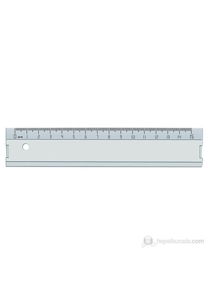 Plastik Cetvel 15 cm