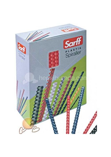 Bind Plastik Spiral 18mm Beyaz