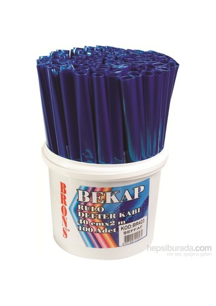 Br-424 Defter Kabı Rulo 40x200 cm Mavi