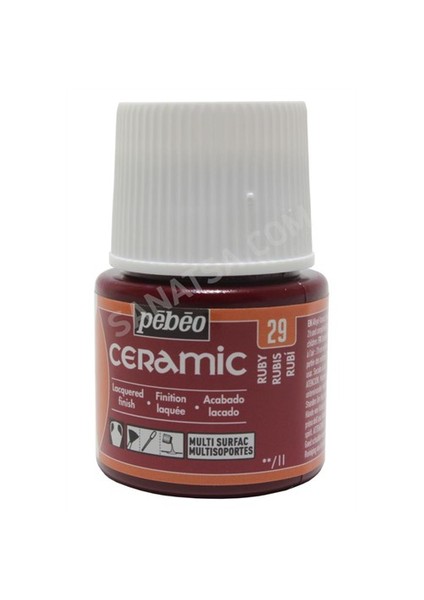 Ceramic Seramik Boyası 29 Ruby