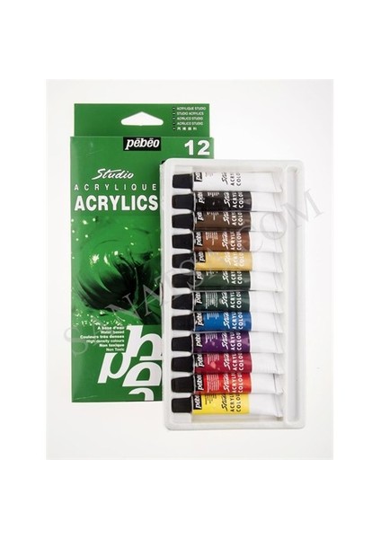 Acrylic Studio Set 12 Renk Akrilik Boya