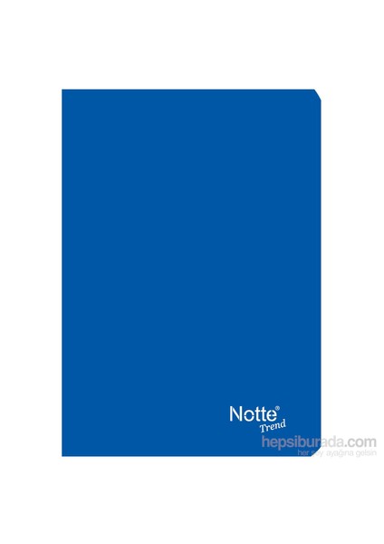11350MV Mavi Plastik Kapak A5 Kareli 40 Yaprak