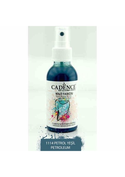 Your Fashion Sprey Kumaş Boyası 100 Ml. Petrol 1114