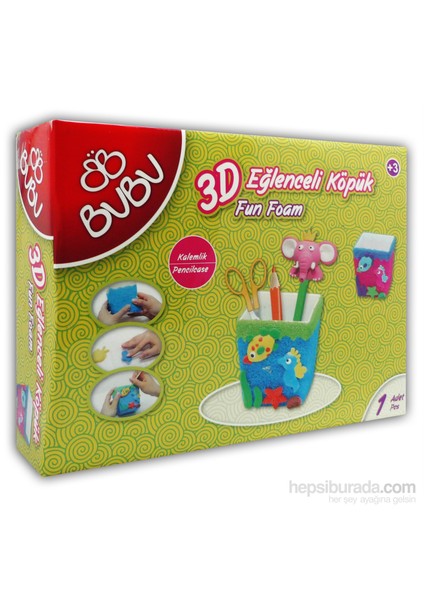 3D Eğlenceli Köpük Kalemlik Bubu-Ek0004