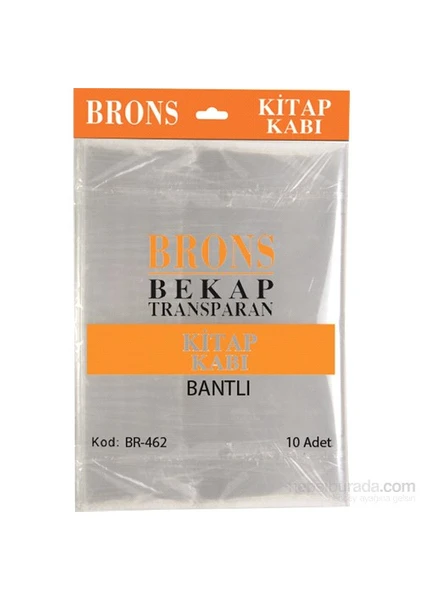 Hazir Kitap Kabı Şeffaf 10 Lu Br-462