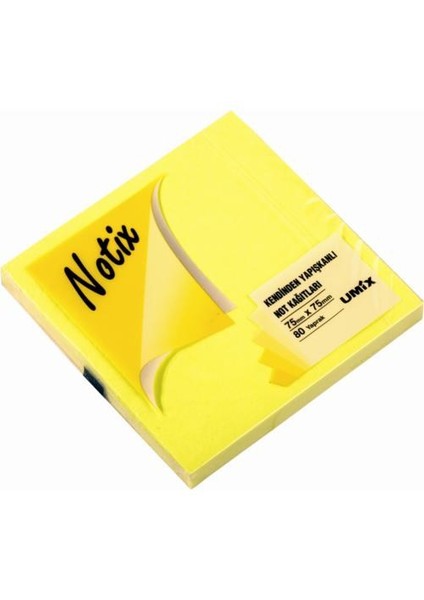 80 Yp. 75x75 Neon Renk Yapışkanlı Not Kağıdı (N-NS-7575)