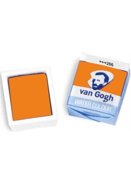 Van Gogh 1/2 Tablet Sulu Boya 266 Permanent Orange