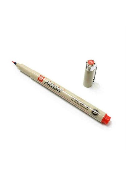 Pigma Brush Pen Çizim Kalemi Fırça Uçlu Red Kırmızı