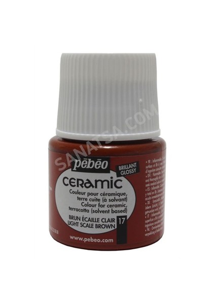 Ceramic Seramik Boyası 17 Light Scale Brown