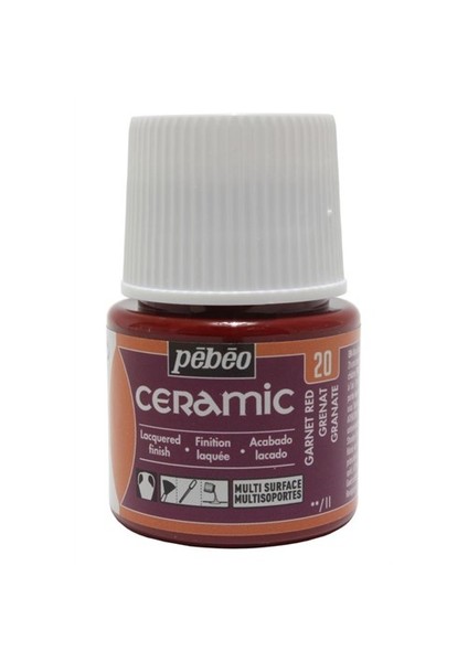 Ceramic Seramik Boyası 20 Garnet Red modelleri