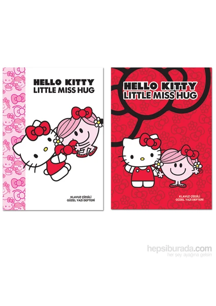 Keskin 280100B Hello Kitty A5 40 Yaprak Güzelyazı Defteri Beyaz Kapak