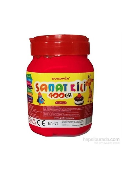 Sanat Kili 400 Gr. Kırmızı