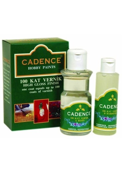 100 Kat Vernik 120 Ml+70 Ml Takım