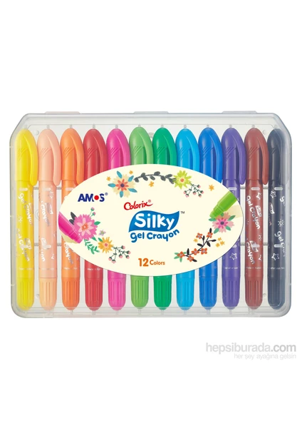 Silky Gel Crayon 12 Renk Csg12