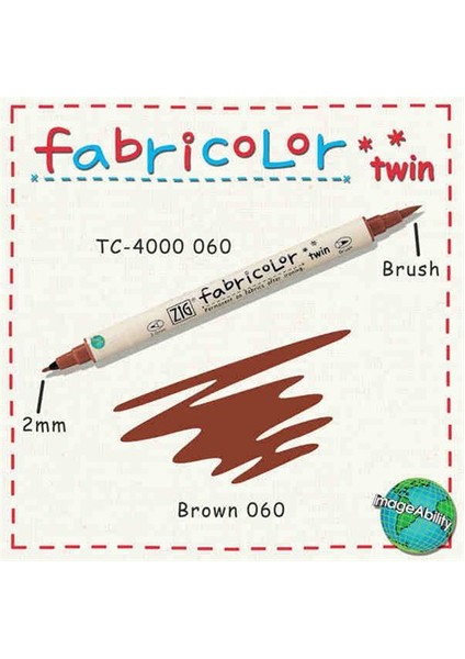 Fabricolor Twin Kumaş K.Tc-4000 060 Brown