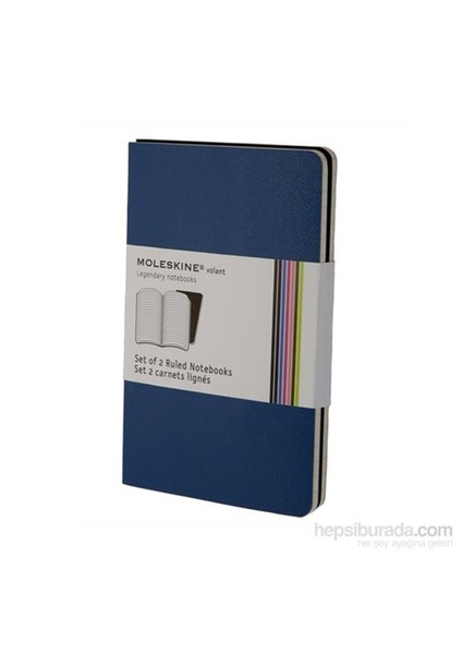 Volant 2Li Defter Mavi Çizg.Cep Boy 80Syf Qp711B
