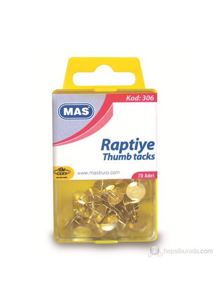 306 Raptiye (Sarı Pirinç Kaplı)
