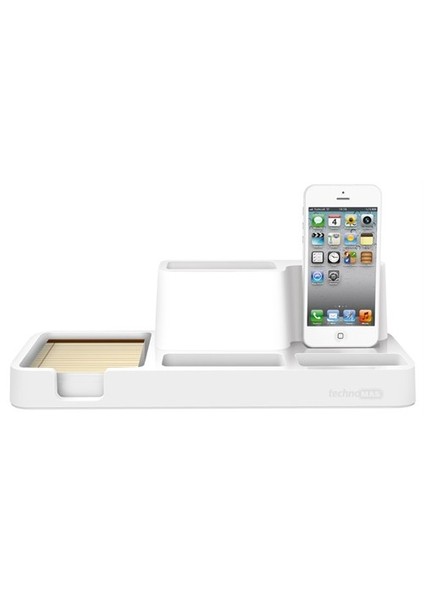 6606 Desk Organızer - I Phone Charger Beyaz