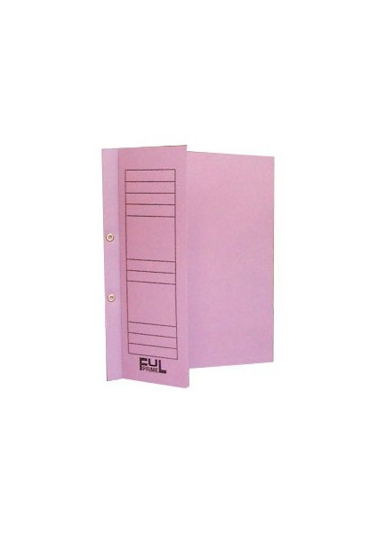 Pembe Karton Dosya Yarım Kapak 50 Ad/pk.