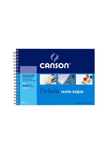 Resim Defteri 25 x 35 cm 180 Gr. 15 Yaprak eol