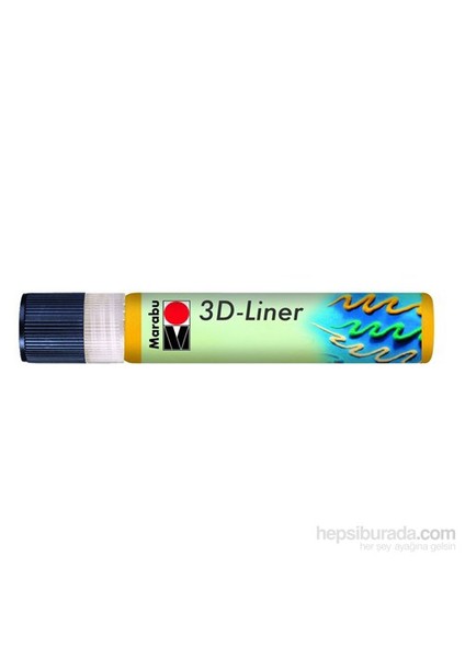3D Liner Kalem Orta Sarı 25 Ml 180309621