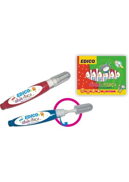 Fırçalı, Sihirli Suluboya 6 Renk