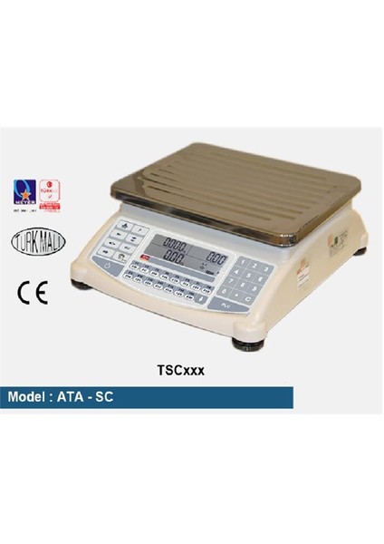 Ata Sc 30 Kg 1 G Sayıcı Terazi