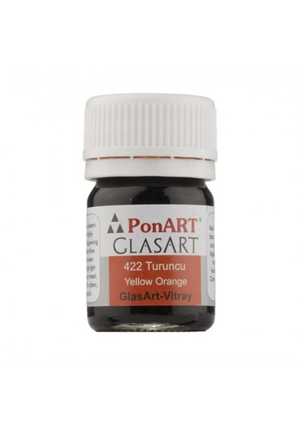 Glass Art 20 Ml Turuncu Cam Boyası - 422