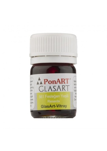 Glass Art 20 Ml Fesleğen Yeşil Cam Boyası - 561