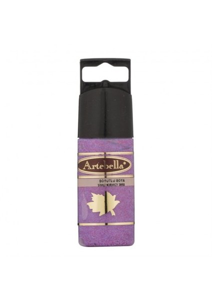 30 Cc Kırmızı Simli Boyutlu Boya - 3058