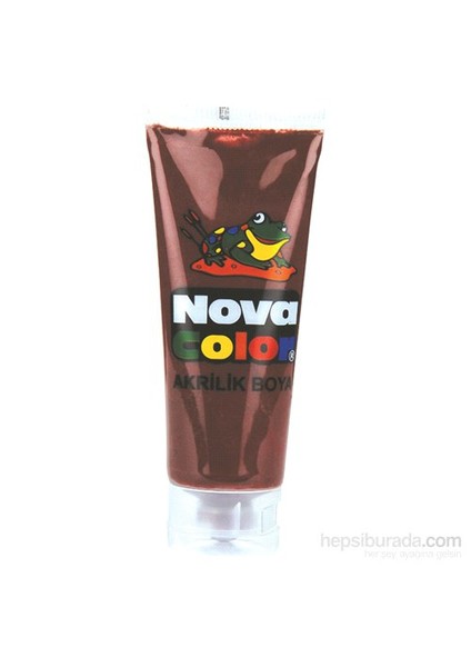 Nc-261 Akrilik Boya Plastik Tüpte 75 gr Kahve
