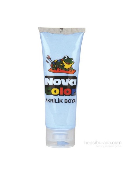 Nc-265 Akrilik Boya Plastik Tüpte 75 gr Açık Mavi