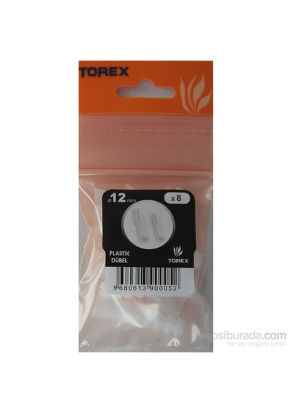 Plastik Dübel 12Mm 8 Adet