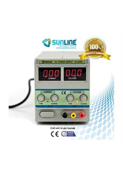 605D 0-60V 0-5A Dc Güç Kaynağı Power Supply