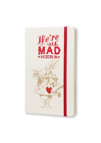 Alıce In Wond.Sert Kpk Defter Beyaz Çizg L Leal01Qp060