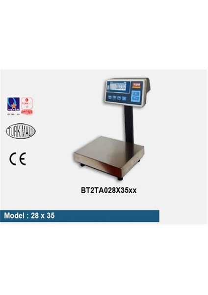 Teb 120 Kg 28X35 Paslanmaz Terazi