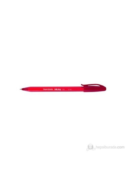 Papermate İnkjoy 100 Kapaklı Ulv M.Kırmızı Tükenmez Kalem