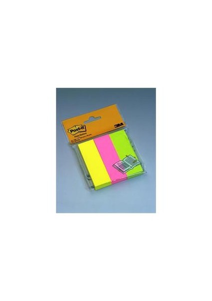 Post-it® Not Sayfa Isareti, 3 Renk x 100 yaprak