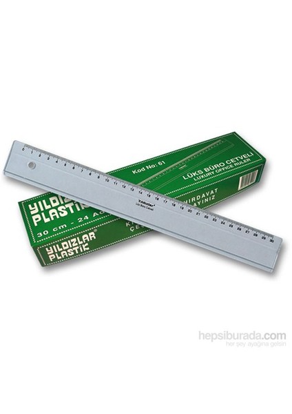 Kod:061 Lüks Büro Cetveli 30 cm