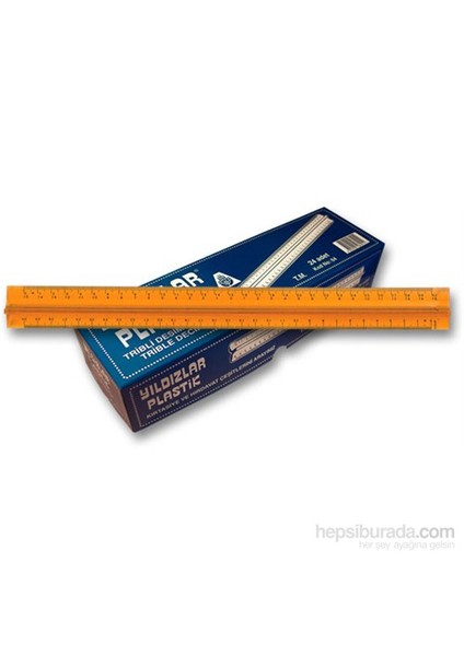Kod:064 Tribli Desimetre Cetvel 30 cm