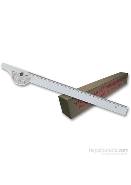 Kod:076 Oynar Başlıklı T Cetveli 75 cm