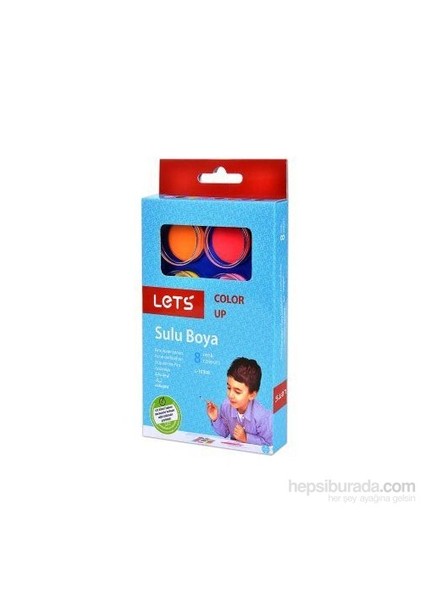 Lets 8 Renk Sulu Boya L-10308