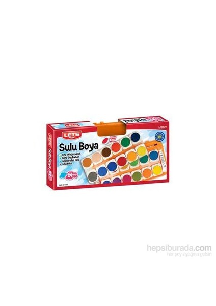Lets Sulu Boya 24 Renk Değişebilir Tablet L-10624