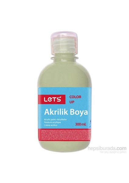 Lets Akrilik Boya 300 Ml. Gümüş L-5241