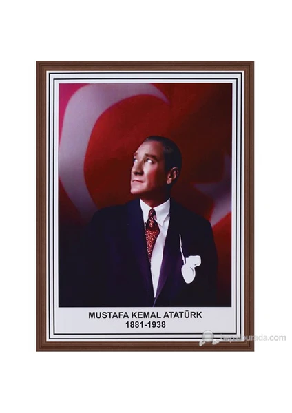 408 50X70 Atatürk Portesi (Mdf Çerçeve)