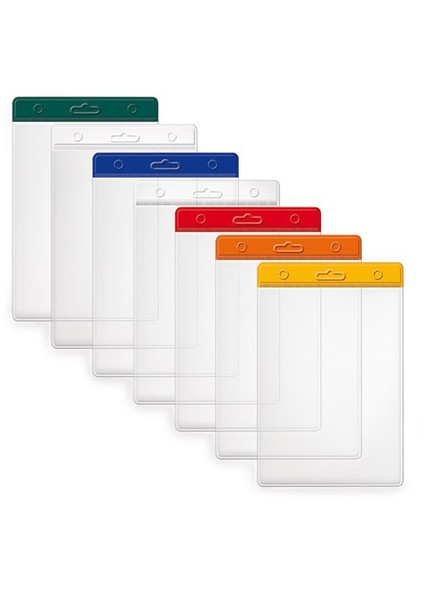 3512 Plastik Kart Poşeti - Dikey-54X86-Renkli Başlık-Beyaz 100 Lü modelleri