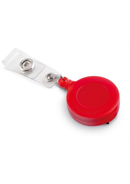 3532 Plastik Yoyo - Yuvarlak-32Mm-Kancali-Klipsli-Kirmizi 25Li
